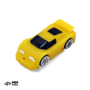 Micro Machines MMGuru Bugatti #0311 EB110 SS, Yellow, isometric view