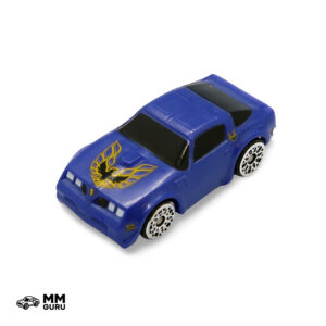 Micro Machines MMGuru Pontiac #0314 ’77 Trans Am, Purple, isometric view
