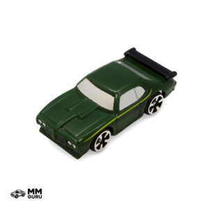 Micro Machines MMGuru Pontiac #0317 ’70 GTO, Green, isometric view