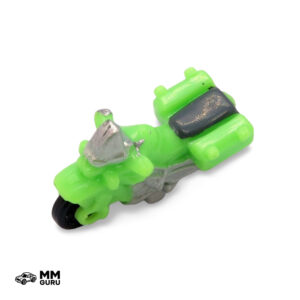 Micro Machines MMGuru Motorbikes #0378 Adventure Bike, Green, isometric view