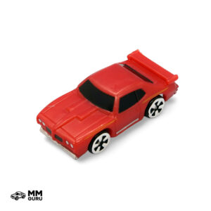 Micro Machines MMGuru Pontiac #0380 ’70 GTO, Red, isometric view