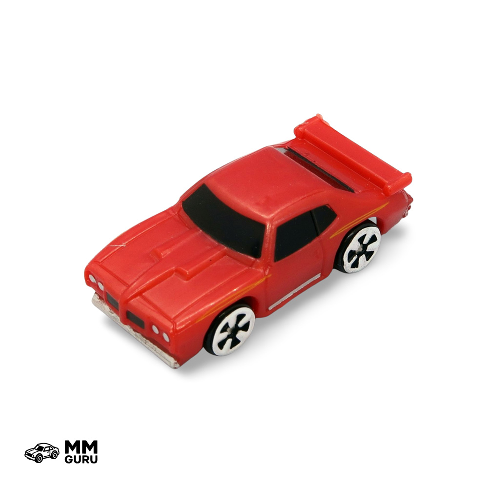 Micro Machines MMGuru Pontiac #0380 ’70 GTO, Red, isometric view