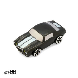 Micro Machines MMGuru Chevrolet #0381 ’71 Camaro, Black, isometric view