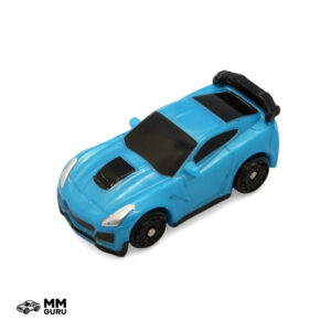 Micro Machines MMGuru Chevrolet #0382 2019 Corvette ZR1, Cyan, isometric view