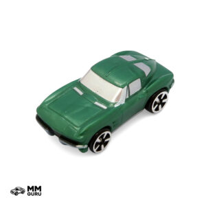 Micro Machines MMGuru Chevrolet #0386 ’63 Corvette, Green, isometric view