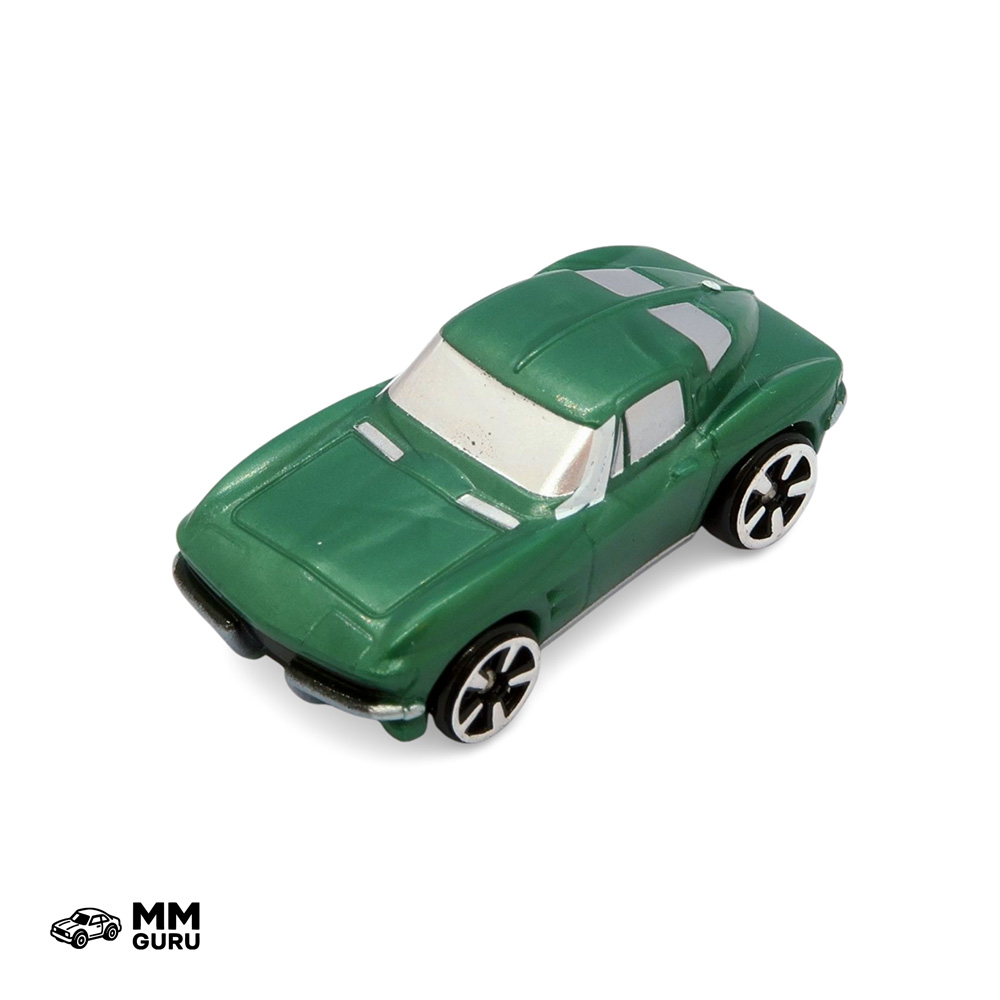 Micro Machines MMGuru Chevrolet #0386 ’63 Corvette, Green, isometric view