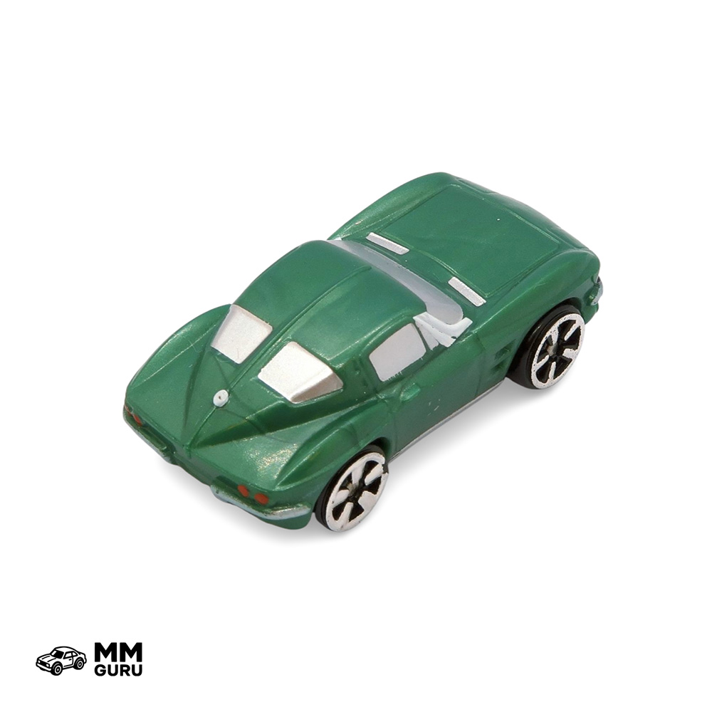 Micro Machines MMGuru Chevrolet #0386 ’63 Corvette, Green, isometric view