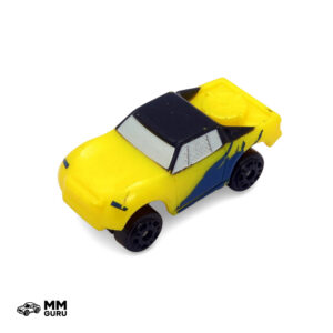 Micro Machines MMGuru JMM #0389 Adventure Truck, Yellow, isometric view