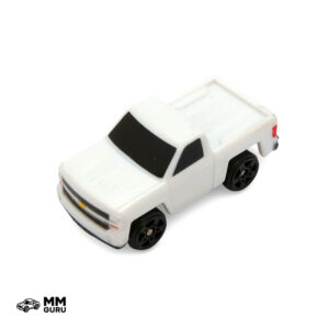 Micro Machines MMGuru Chevrolet #0480 2016 Silverado, White, isometric view