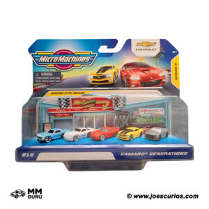 Micro Machines MMGuru 2021 2021-World Pack-16-Camaro Generations, isometric view