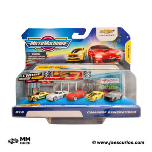 Micro Machines MMGuru 2021 2021-World Pack-16-Camaro Generations ULTRA RARE, isometric view