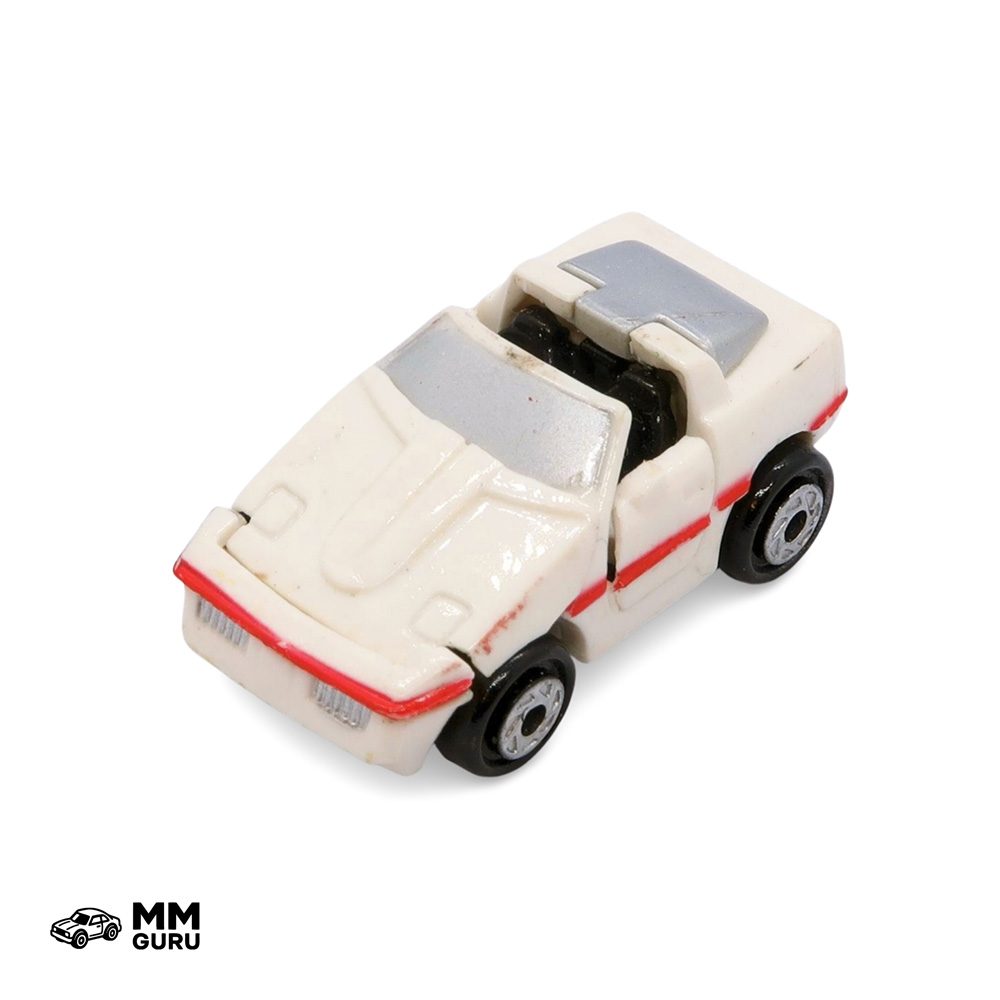 Micro Machines MMGuru Deluxe ’80s Corvette, White, isometric view