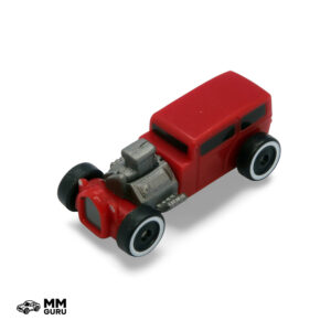 Micro Machines MMGuru JMM #0459 Rat Rod, Red, isometric view
