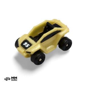 Micro Machines MMGuru JMM #0468 Off-Road Buggy, Beige, isometric view