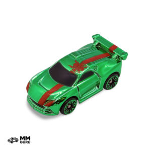 Micro Machines MMGuru JMM #0473 Bezel, Green Chrome, isometric view