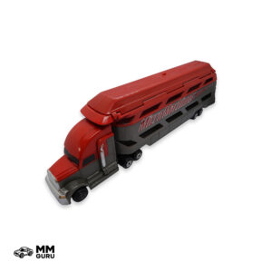 Micro Machines MMGuru JMM #0131 Mini Vehicle Hauler, Grey Red, isometric view