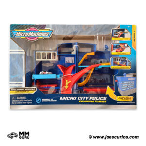 Micro Machines MMGuru 2021 2021-Micro City Police expanding playset, isometric view
