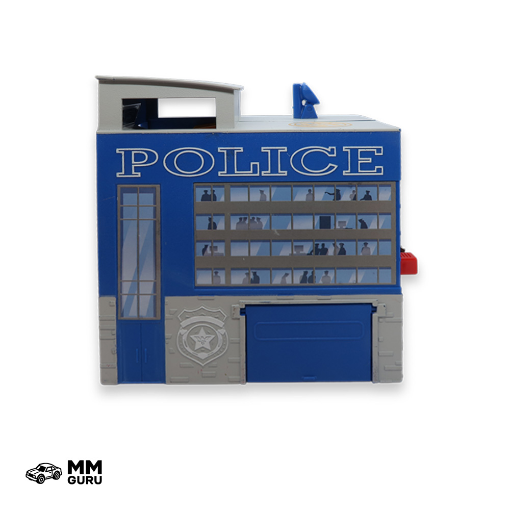 Micro Machines MMGuru 2021 2021-Micro City Police expanding playset, isometric view