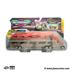 Micro Machines MMGuru 2021 2021-Mini Vehicle Hauler Red, isometric view
