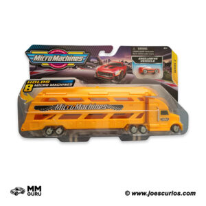 Micro Machines MMGuru 2021 2021-Mini Vehicle Hauler Yellow, isometric view