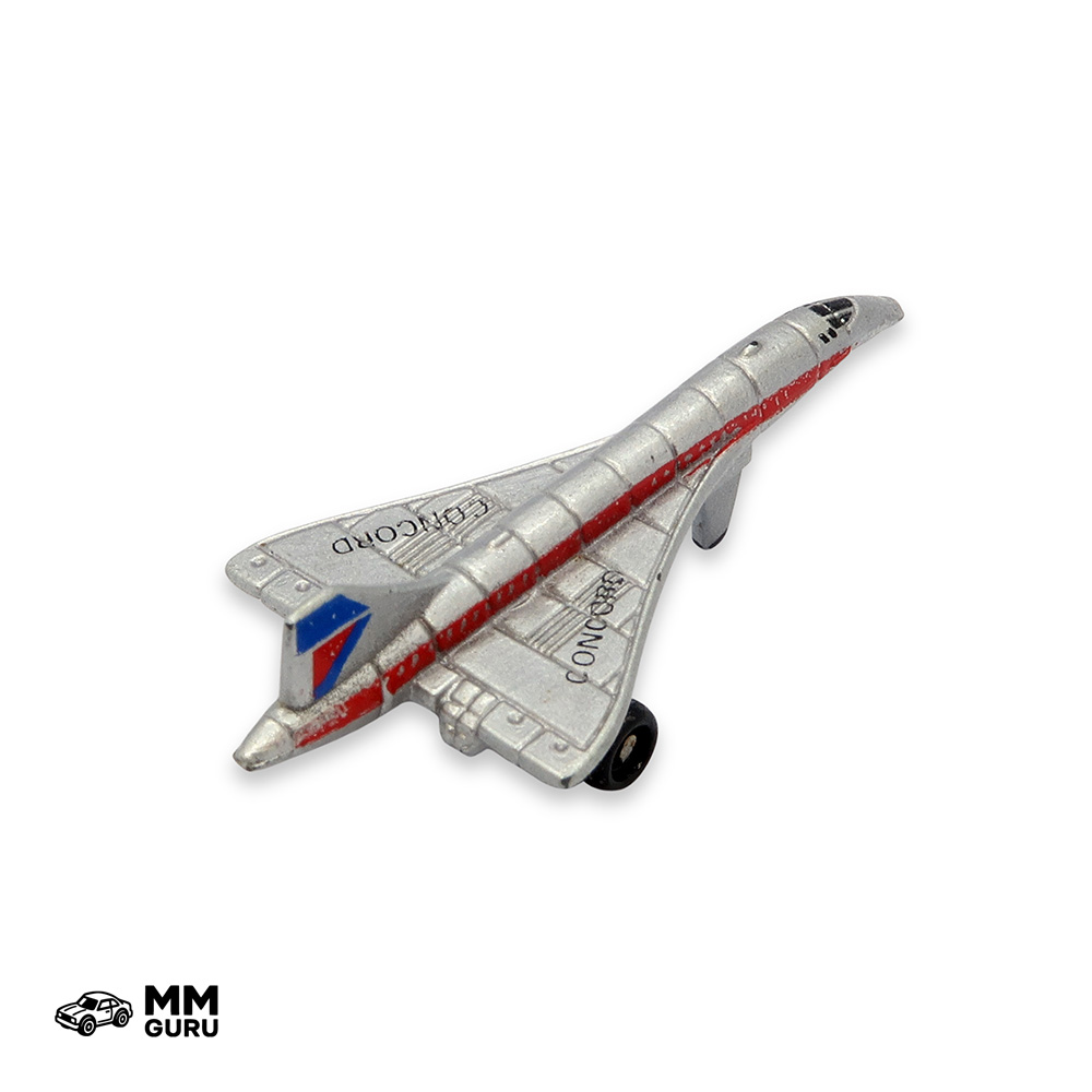 Micro Machines MMGuru Sun Color Changers Concorde, Silver, isometric view