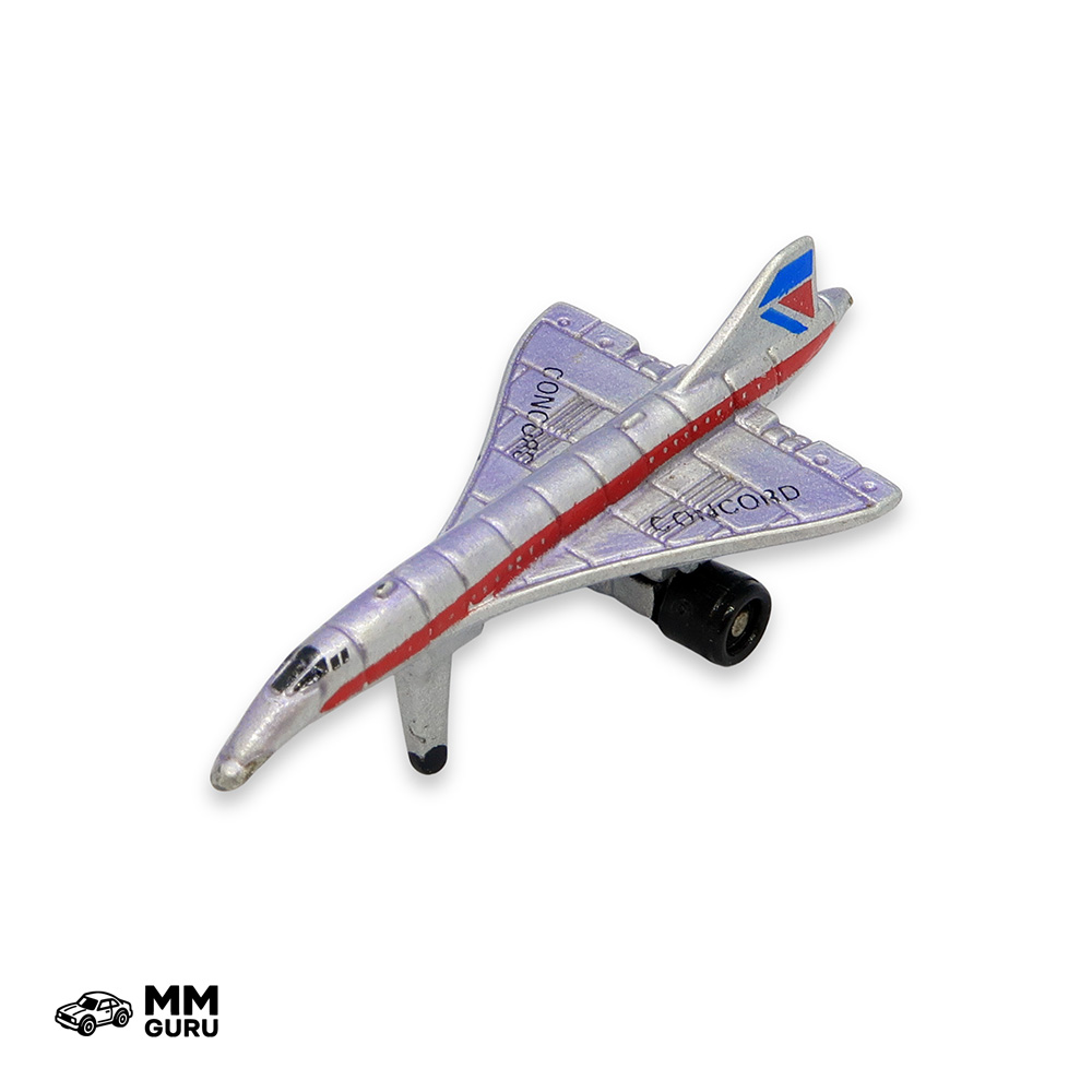 Micro Machines MMGuru Sun Color Changers Concorde, Silver, isometric view