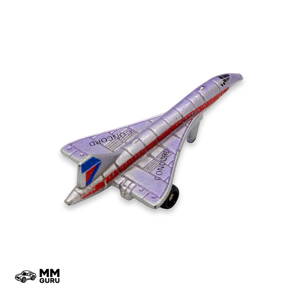 Micro Machines MMGuru Sun Color Changers Concorde, Silver, isometric view