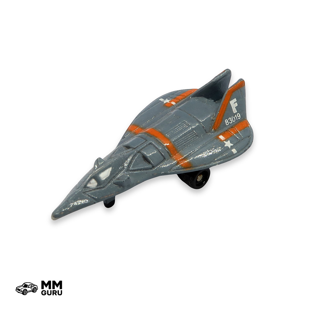 Micro Machines MMGuru Sun Color Changers Stealth Fighter (Concept), Grey, isometric view