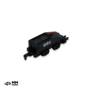 Micro Machines MMGuru Trains Coal Tender, Black, isometric view
