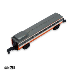 Micro Machines MMGuru Trains Coach Type 5, Grey Orange, isometric view