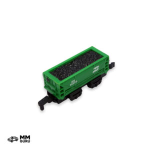 Micro Machines MMGuru Trains Ore Car, Green, isometric view